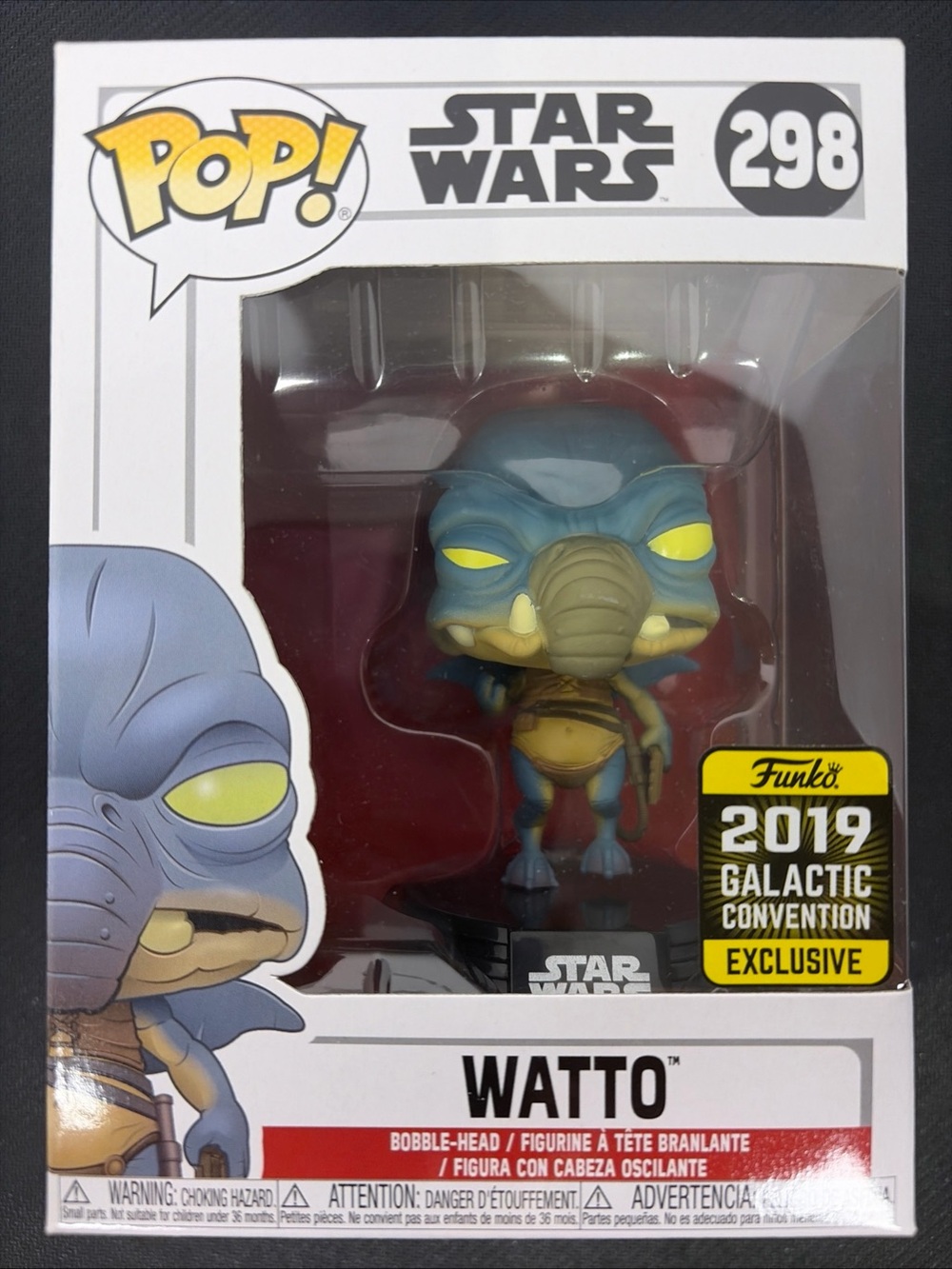 Funko Pop! Star Wars Watto #298 2019 Galactic Convention Exclusive